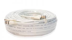 QMV10 -  10 Meters Shielded BNC Cable with Power Connector Adapters