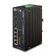 IGS-624HPT - Industrial 4-Port 10/100/1000T 802.3at PoE+ w/ 2-Port 100/1000X SFP Ethernet Switch